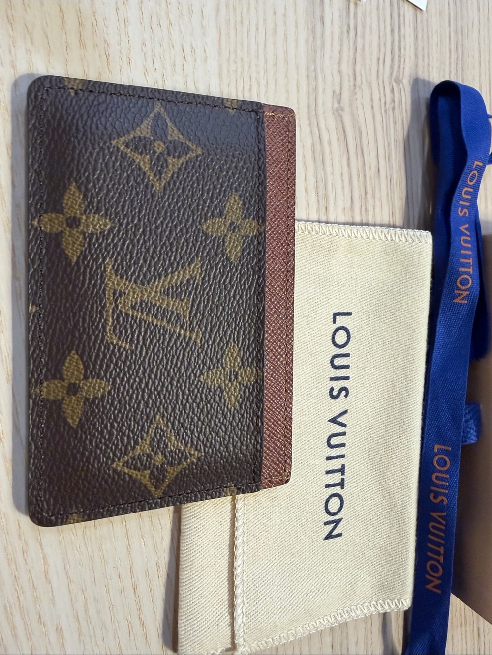 Louis Vuitton Brown Monogram Card Holder - Armagnac Trim - Picture 4 of 7
